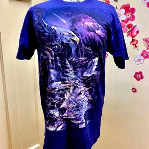 Eagle & Wolf Blue dyed Shirt
